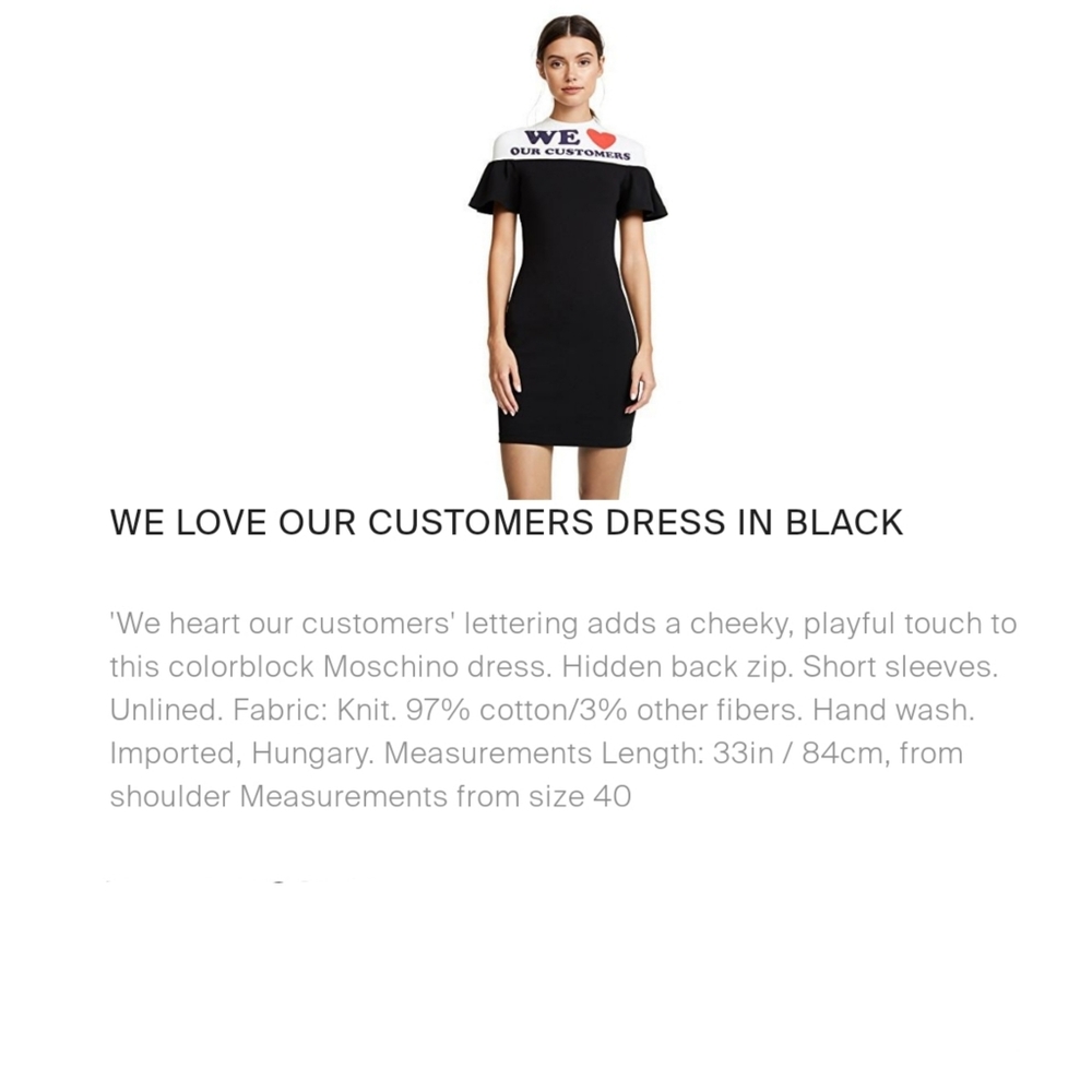 Ultra rare moschino dress - Picture 8 of 8